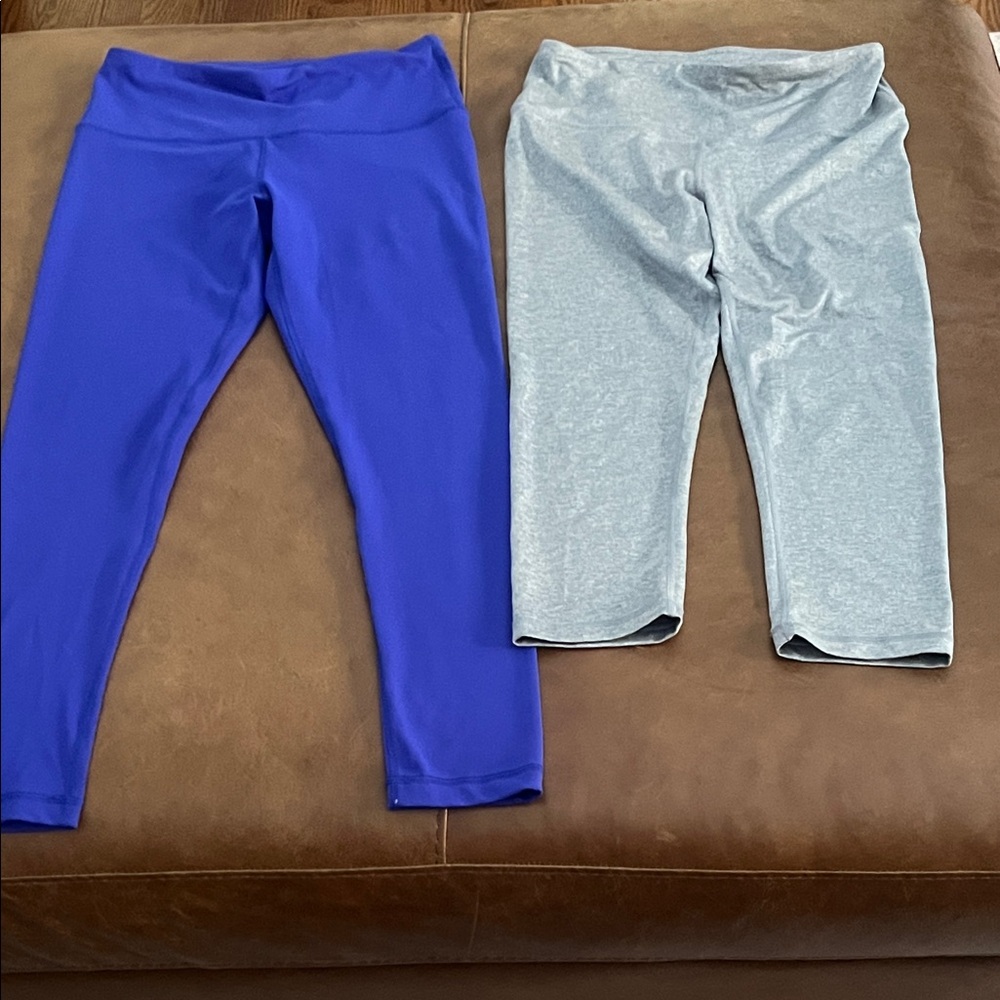 90 Degree By Reflex Women's Leggings - Blue and Gray